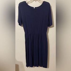 2XL Navy Dress with pockets